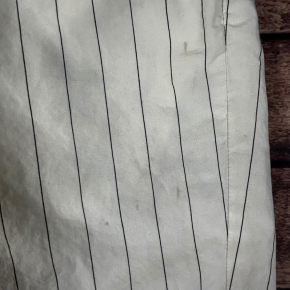 Vintage Polo Ralph Lauren Bradbury Mens Pinstripe Cotton Chino Shorts 38 Buckle - Picture 3 of 11